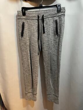 arie gray and black sweatpants joggers small